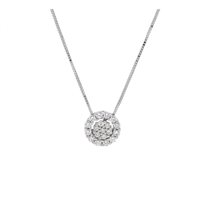 Collana Miluna Donna in Oro bianco CLD4546